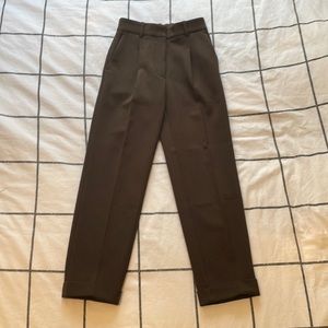Aritzia Wilfred Dashwood Pant in Heather Rich Cocoa, Size 0